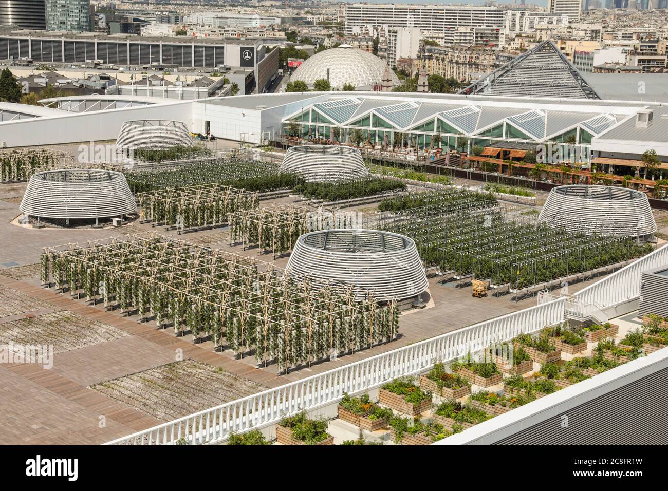 THE WORLD'S LARGEST URBAN FARM IS COMING TO A PARIS ROOFTOP Stock Photo