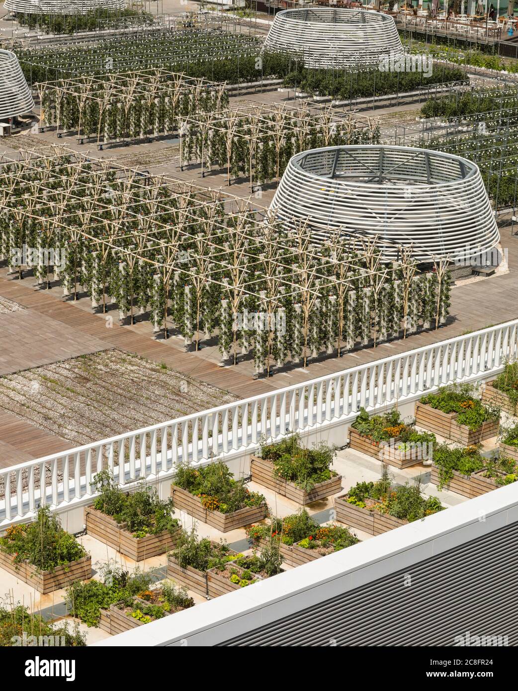 THE WORLD'S LARGEST URBAN FARM IS COMING TO A PARIS ROOFTOP Stock Photo