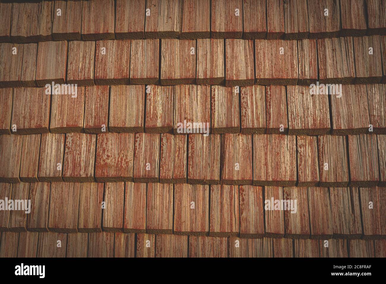 Detail of an old wood chip wall Stock Photo Alamy