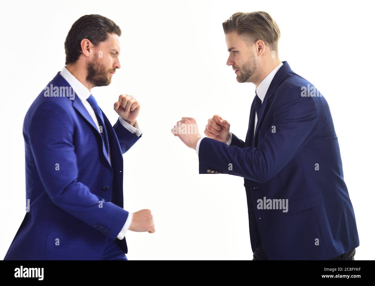 angry people fighting
