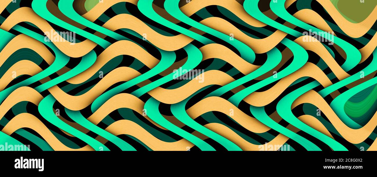 Geometric wavy pattern hi-res stock photography and images - Alamy