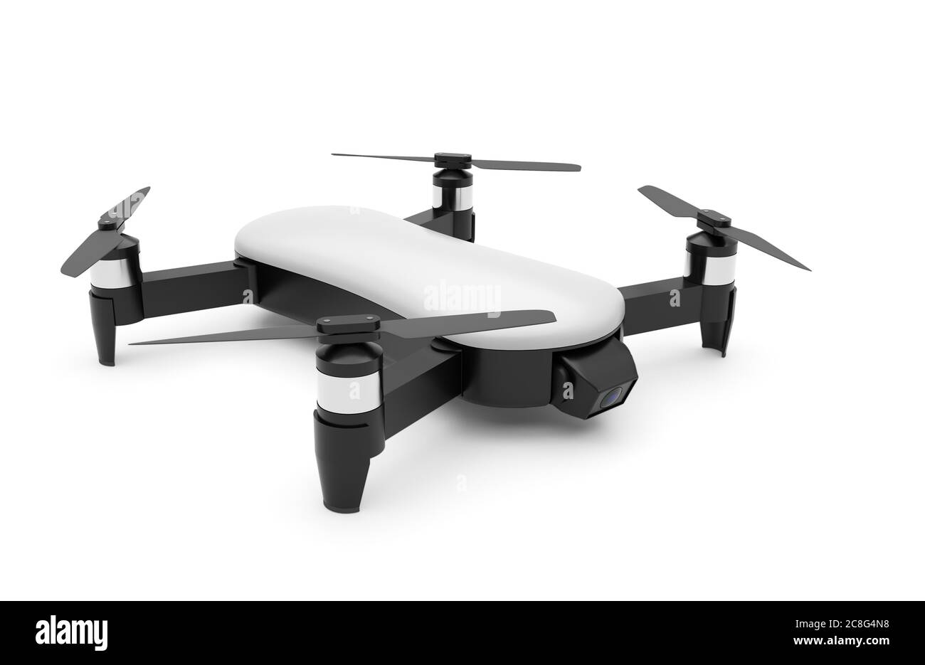 drone quadrocopter uav 3D illustration Stock Photo