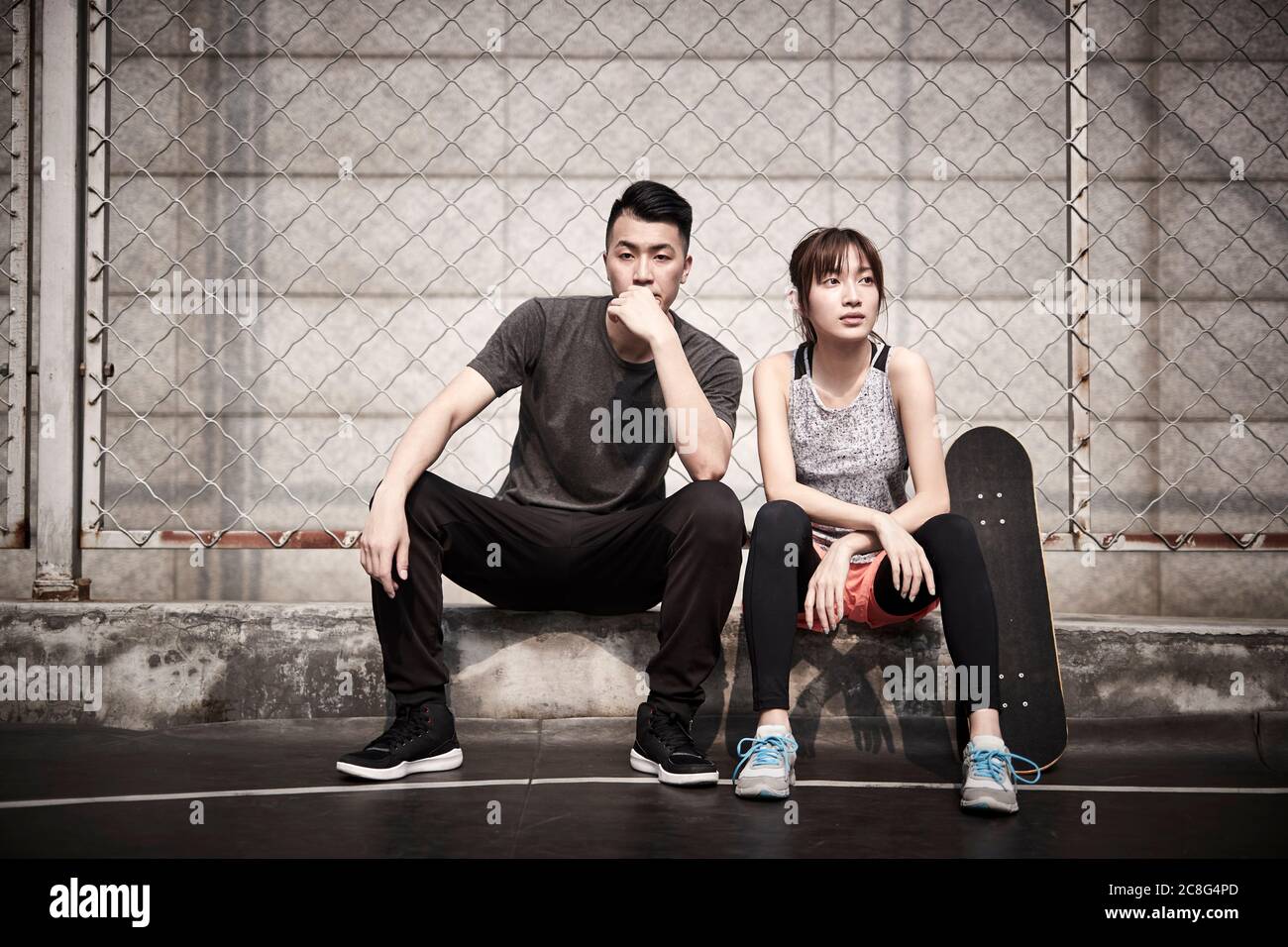 Couple asian man woman friends hi-res stock photography and images - Alamy
