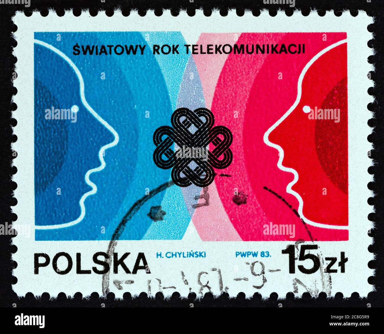 POLAND CIRCA 1983 A stamp printed in Poland from the "World