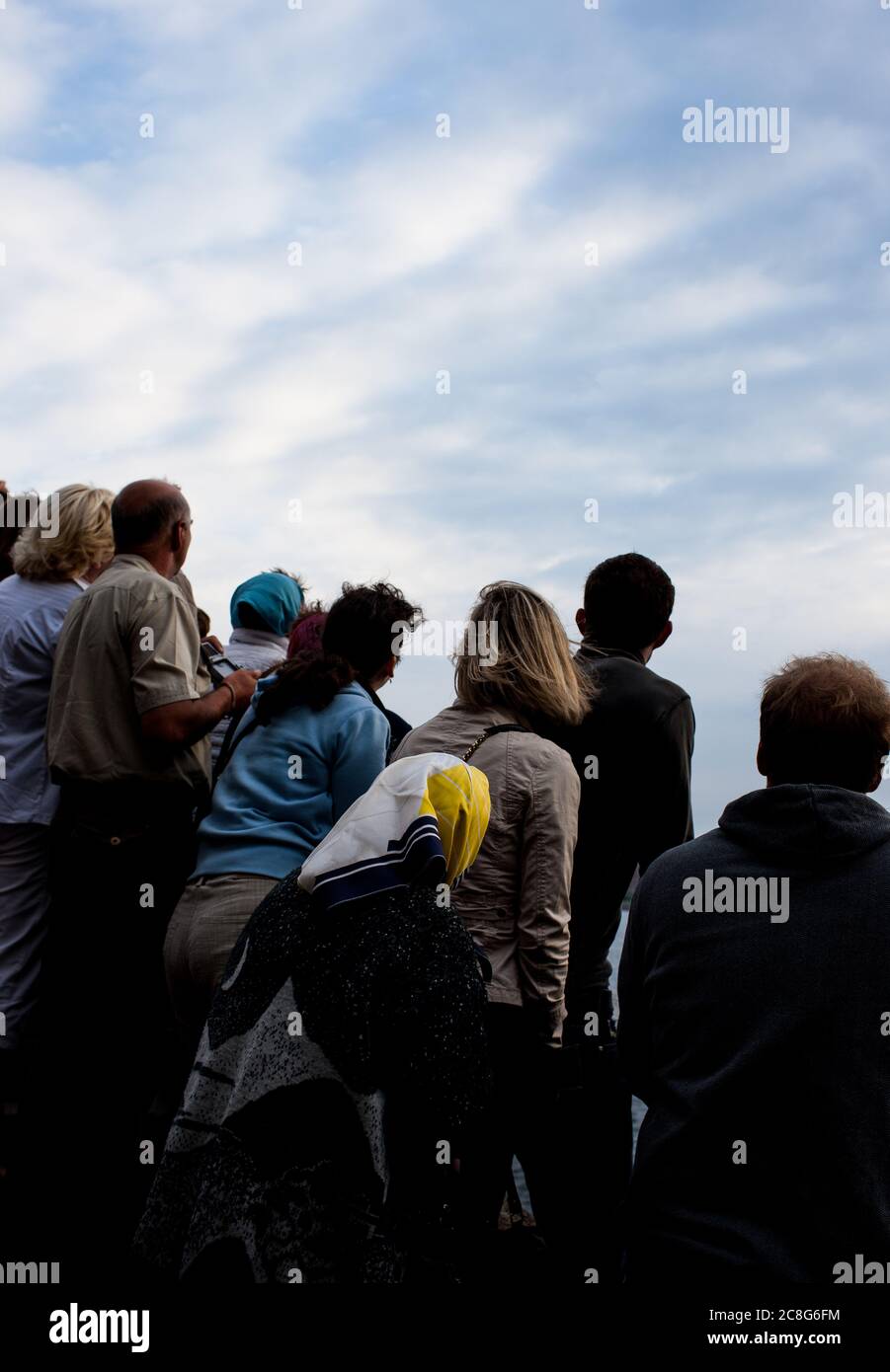 People On The Street Look Up To The Sky Stock Photo Alamy People On The Street Look Up To The Sky Stock Photo Alamy