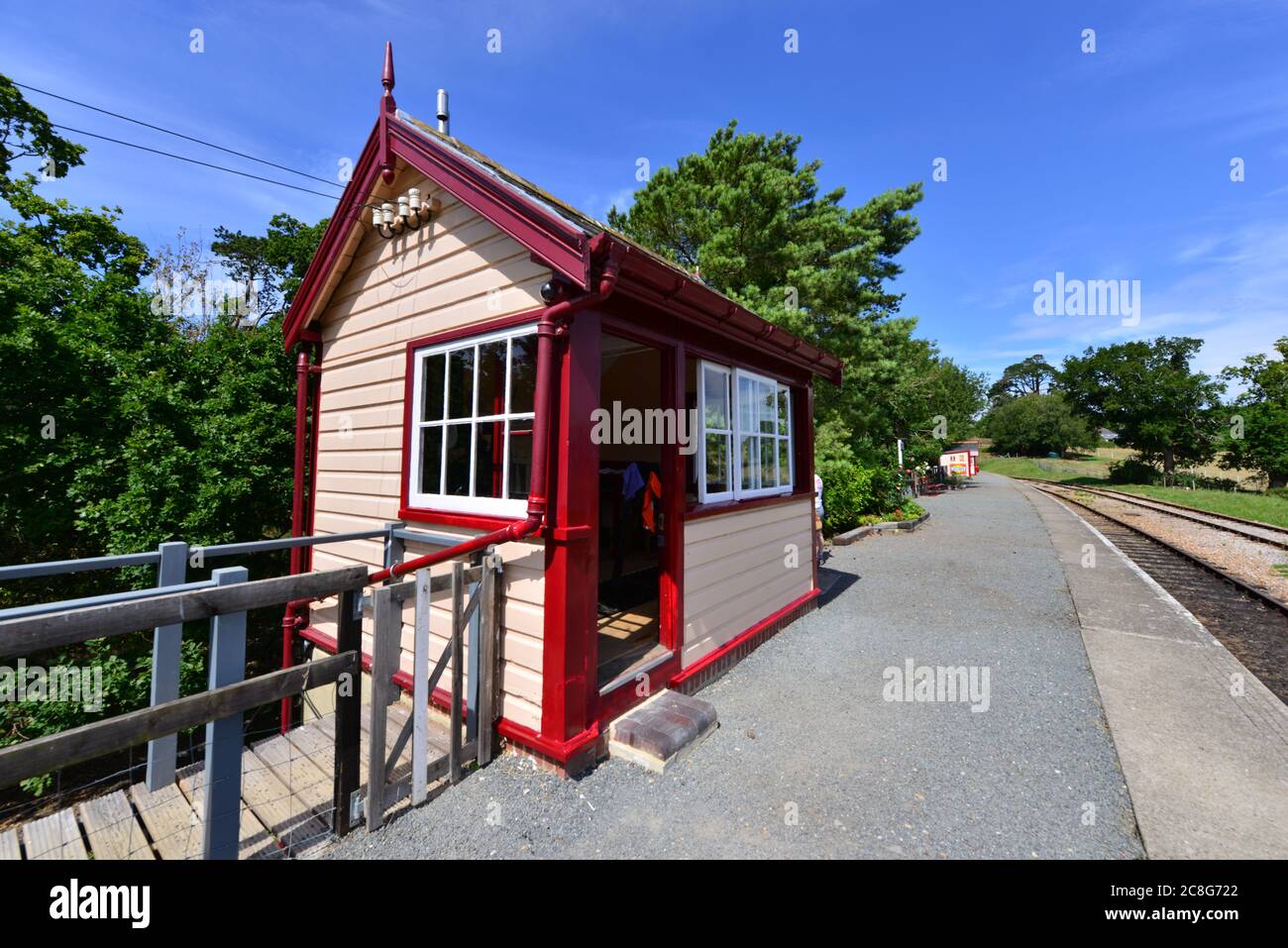 Wootton station on the Isle of Wight Stock Photo Alamy