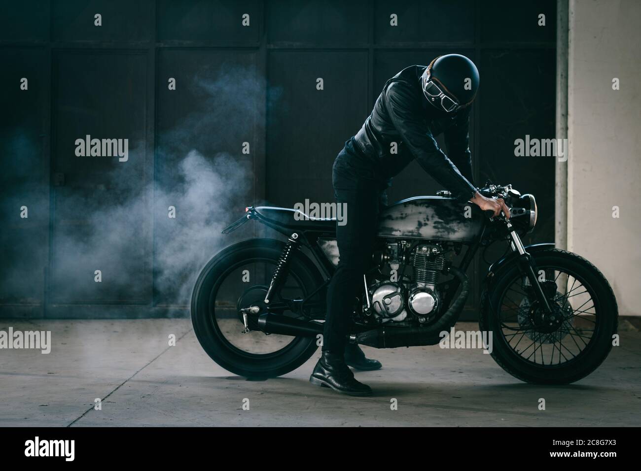 Girl revving motorcycle 2025