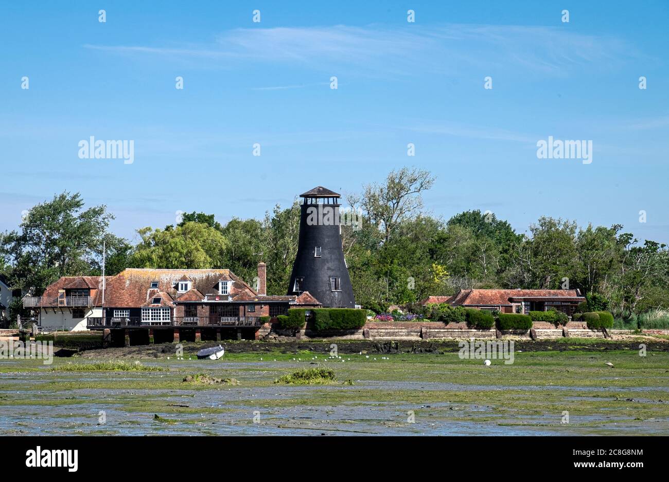 The Old Mill, Langstone Harbour, Hampshire UK Stock Photo
