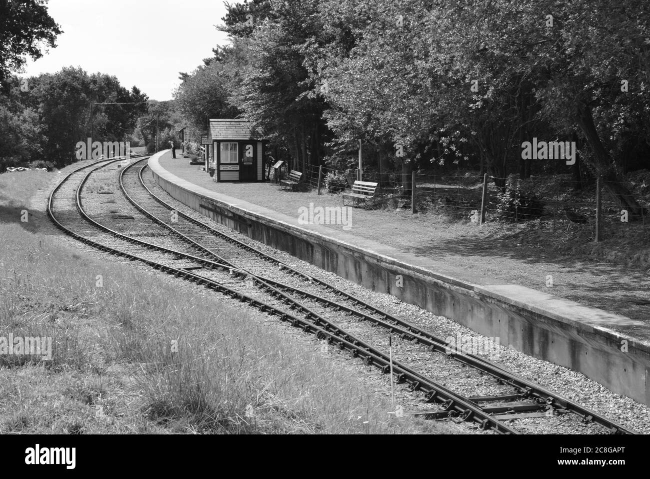 Wootton station on the Isle of Wight Stock Photo Alamy