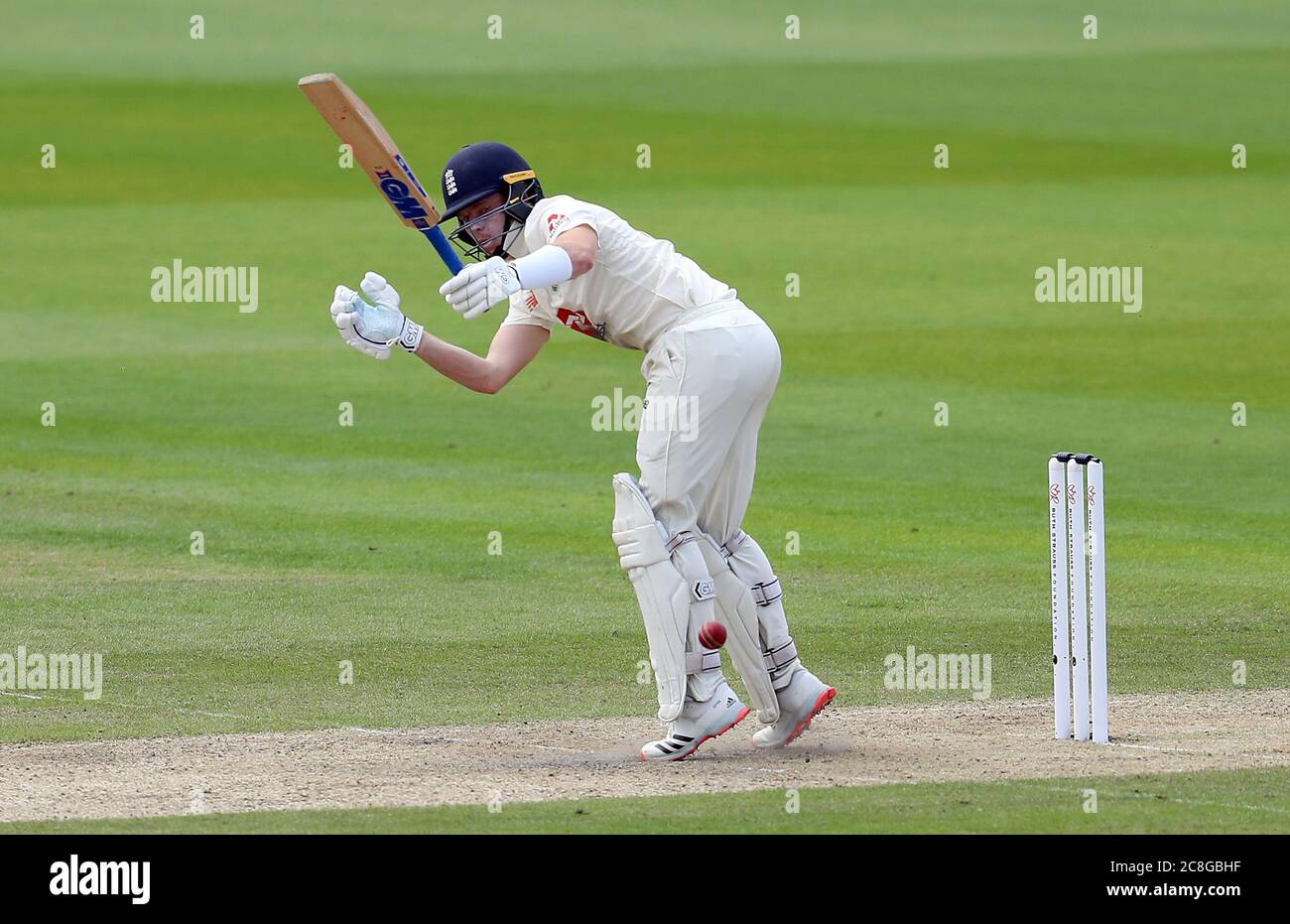England's Ollie Pope batting during day one of the Third Test at