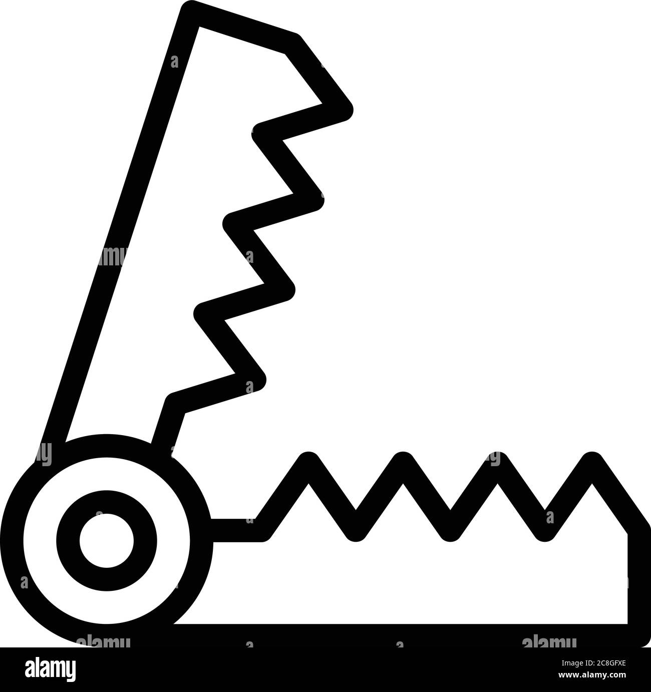 Hunter animal trap icon, outline style Stock Vector Image & Art - Alamy