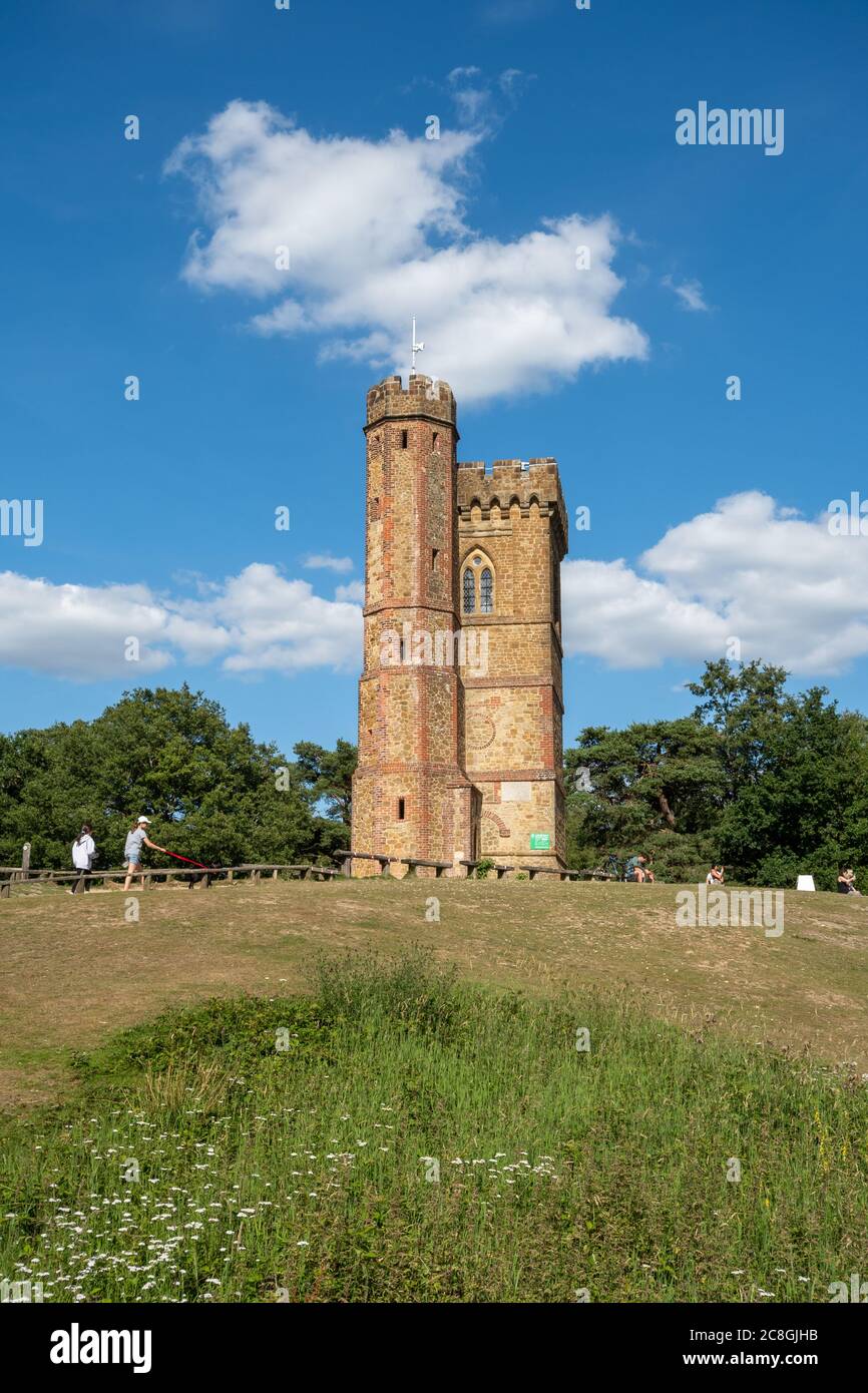 Leith Hill Tower, Surrey, England, UK, during summer Stock Photo Alamy