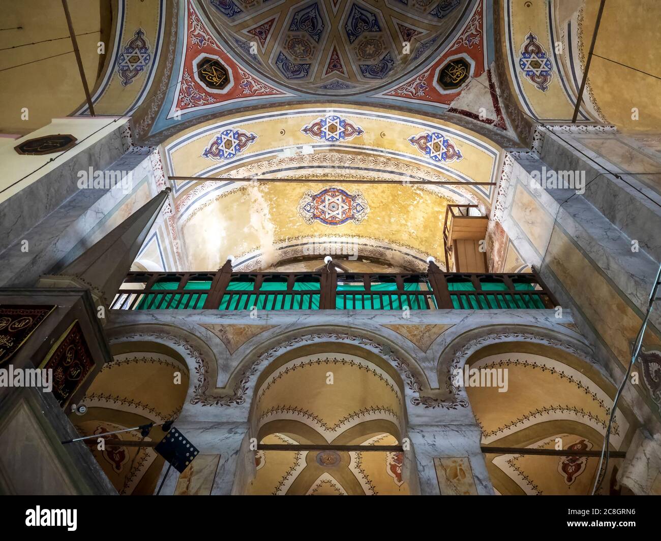 June 04.2016- Istanbul, TURKEY - Gul Mosque (The Mosque of the Rose in English) is a former Eastern Orthodox church in Balat. Istanbul, Turkey. Balat Stock Photo