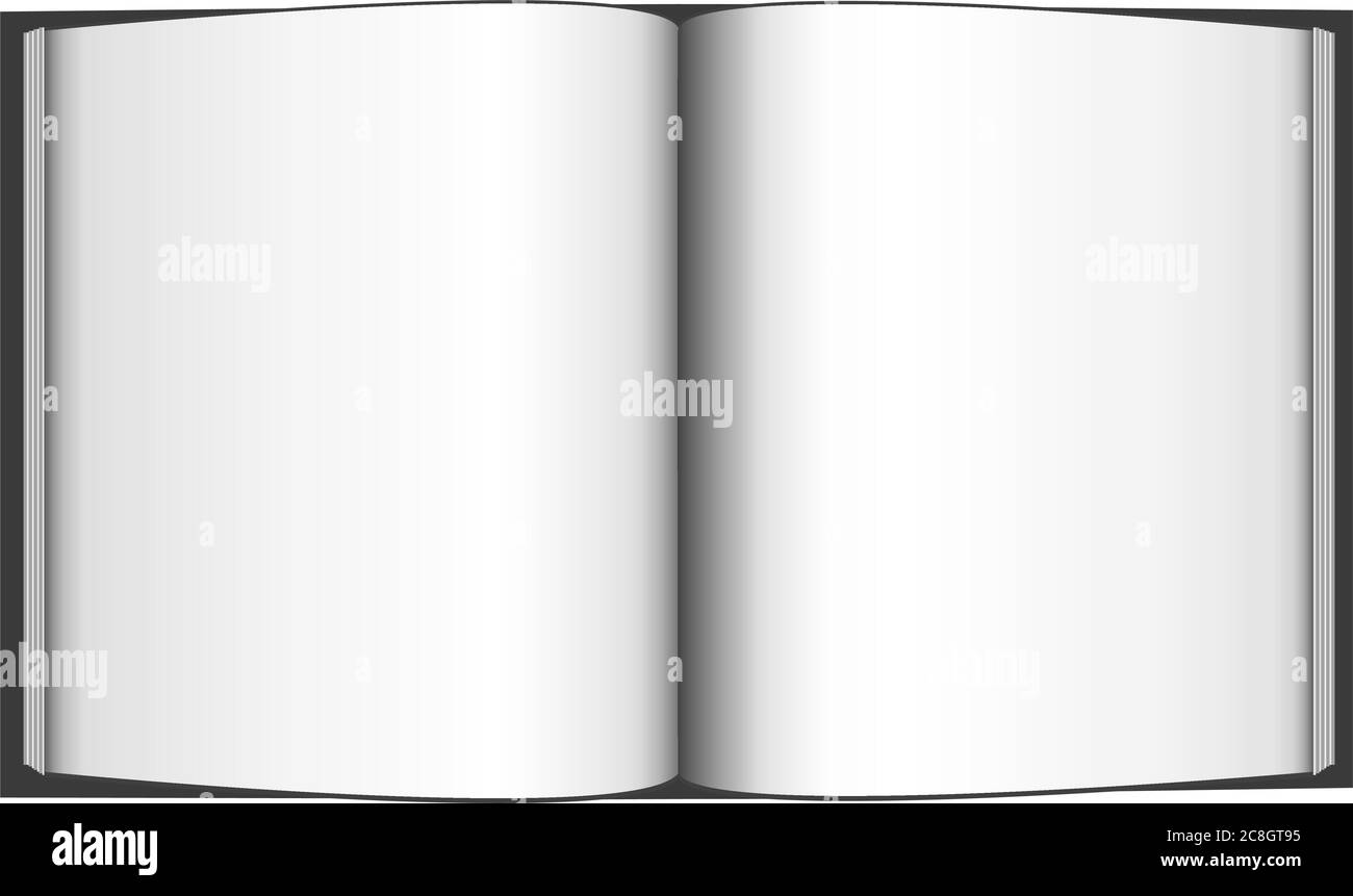 vector illustration of an open book isolated on a white background ...