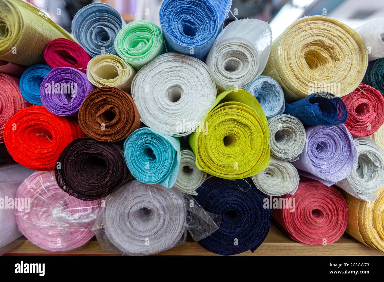 Fabric for hanbok, Dongdaemun Shopping Complex, Seoul, South Korea