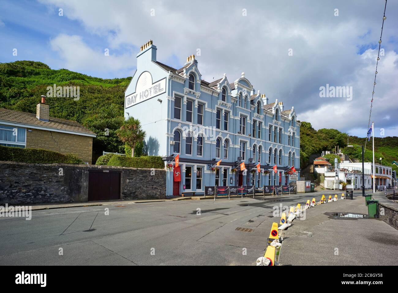 The Bay Hotel public house in Port Erin, Isle of Man Stock Photo Alamy