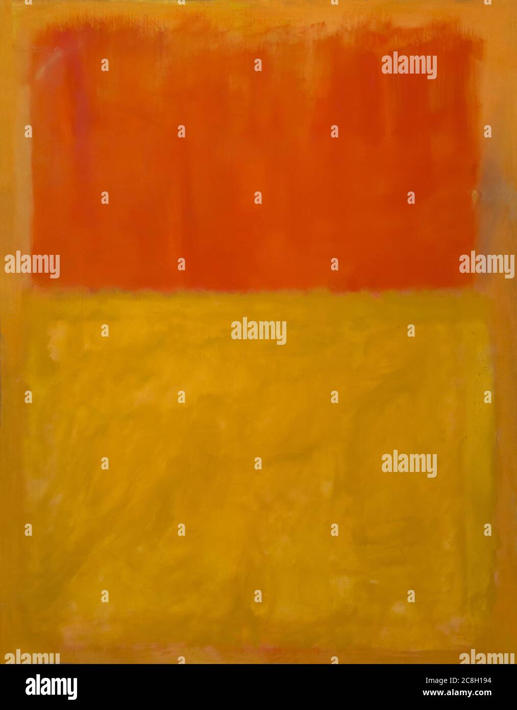 Orange and Tan, Mark Rothko, 1954, National Gallery of Art, Washington DC, USA, North America, Stock Photo