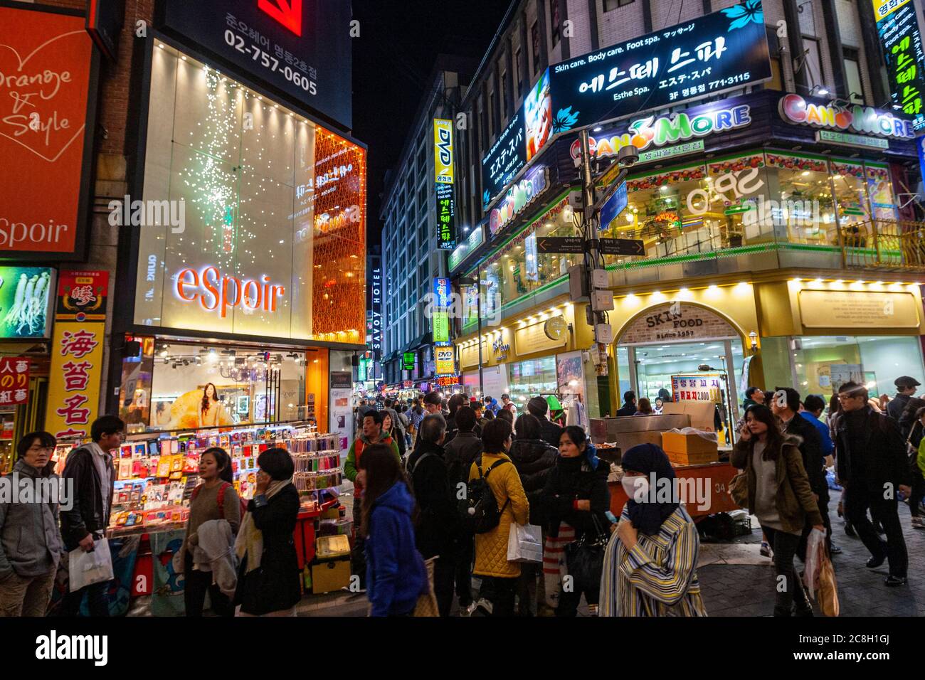 Myeongdong Night Market, Jung-gu, Chungmuro 2(i)-ga, 8-3-ga, Seoul ...