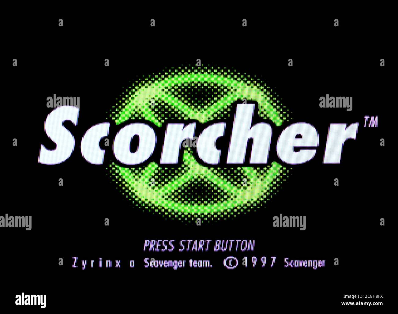 Scorcher - Sega Saturn Videogame - Editorial use only Stock Photo