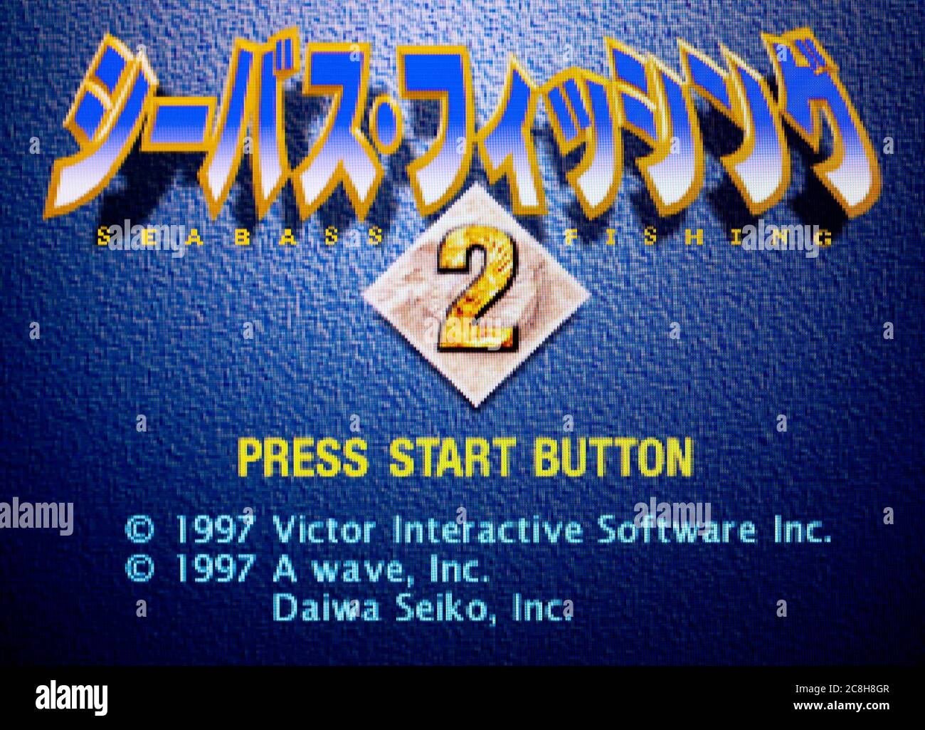 Seabass Fishing 2 - Sega Saturn Videogame - Editorial use only Stock Photo