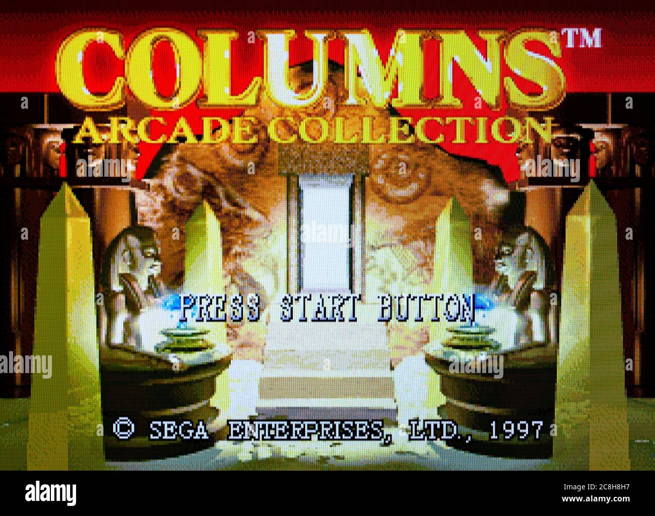 Sega Ages Columns - Sega Saturn Videogame - Editorial use only Stock Photo