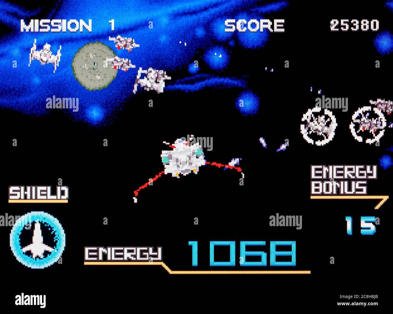 Galaxy Force II 2 - Sega Saturn Videogame - Editorial use only Stock Photo