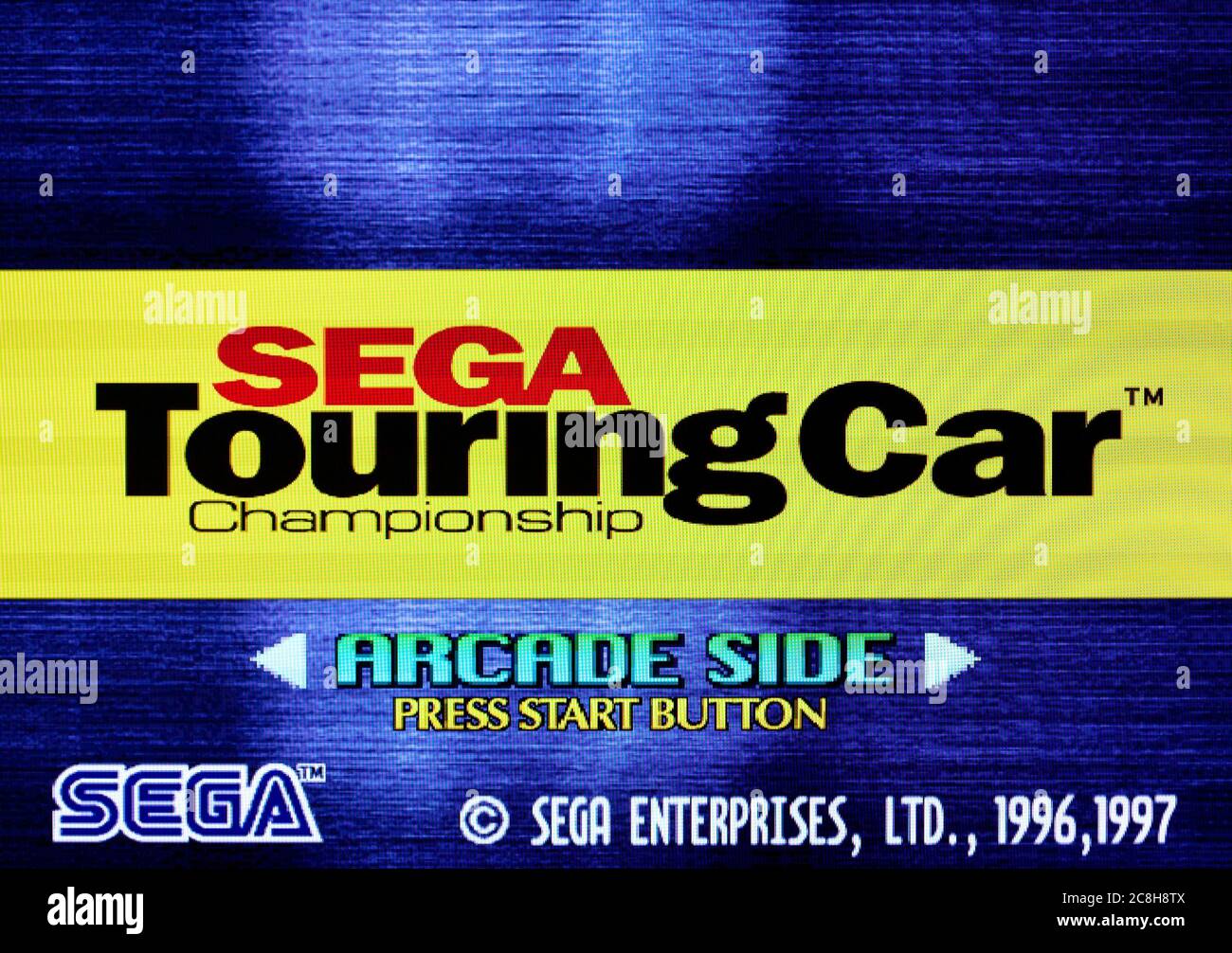 Sega Touring Car Championship - Sega Saturn Videogame - Editorial use only Stock Photo