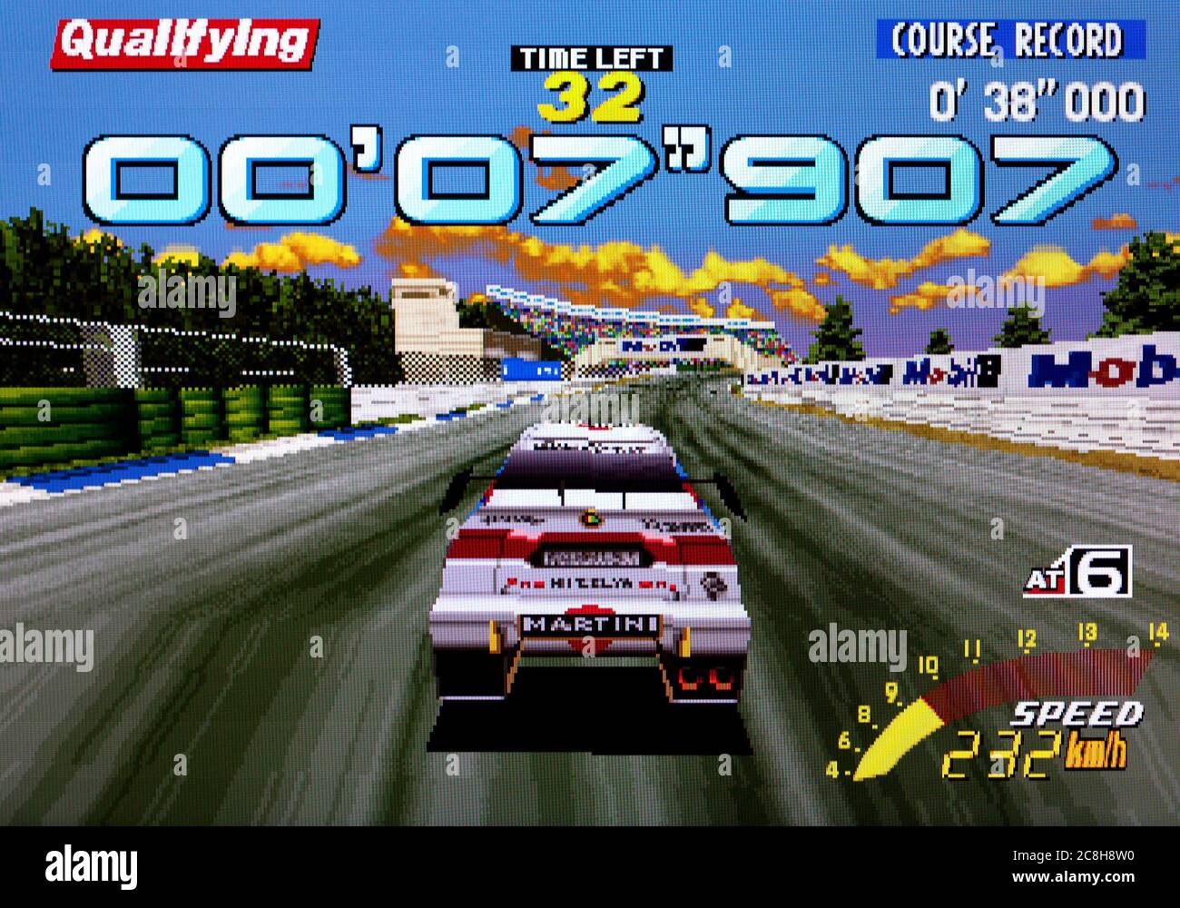 Sega Touring Car Championship - Sega Saturn Videogame - Editorial use only Stock Photo