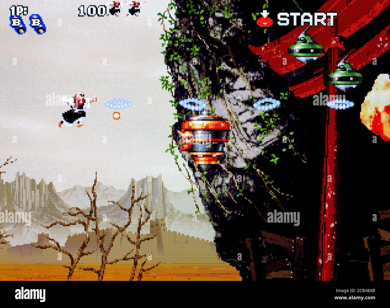 Sengoku Blade  - Sengoku Ace Episode II - Sega Saturn Videogame - Editorial use only Stock Photo