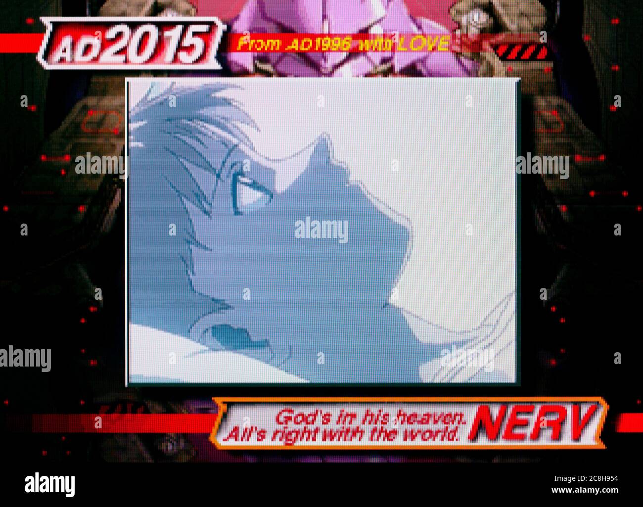 Shin Seiki Evangelion - Sega Saturn Videogame - Editorial use only Stock Photo