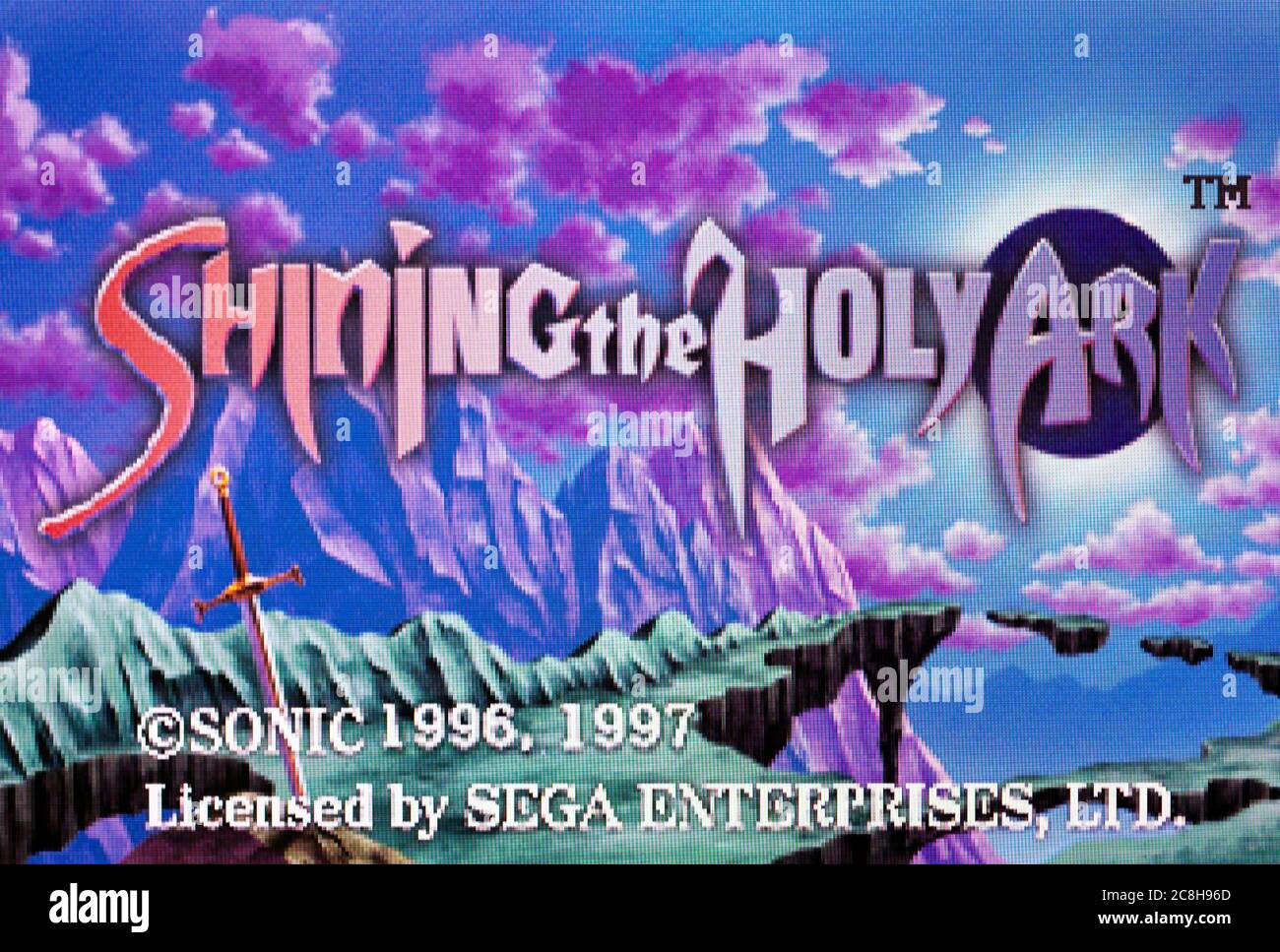 Shining The Holy Ark Sega Saturn Videogame Editorial use only Stock Photo Alamy