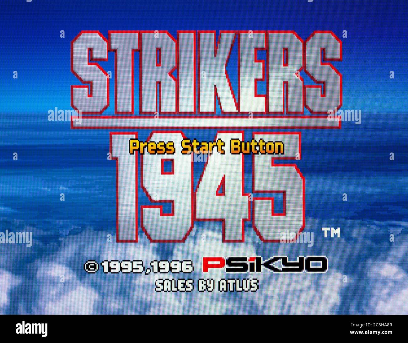 Strikers 1945 - Sega Saturn Videogame - Editorial use only Stock Photo