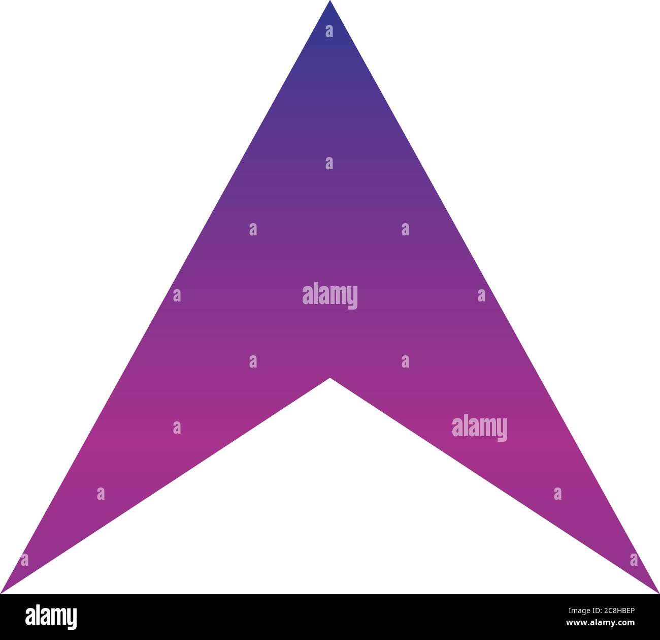 arrow cursor web click digital gradient style icon vector illustration ...