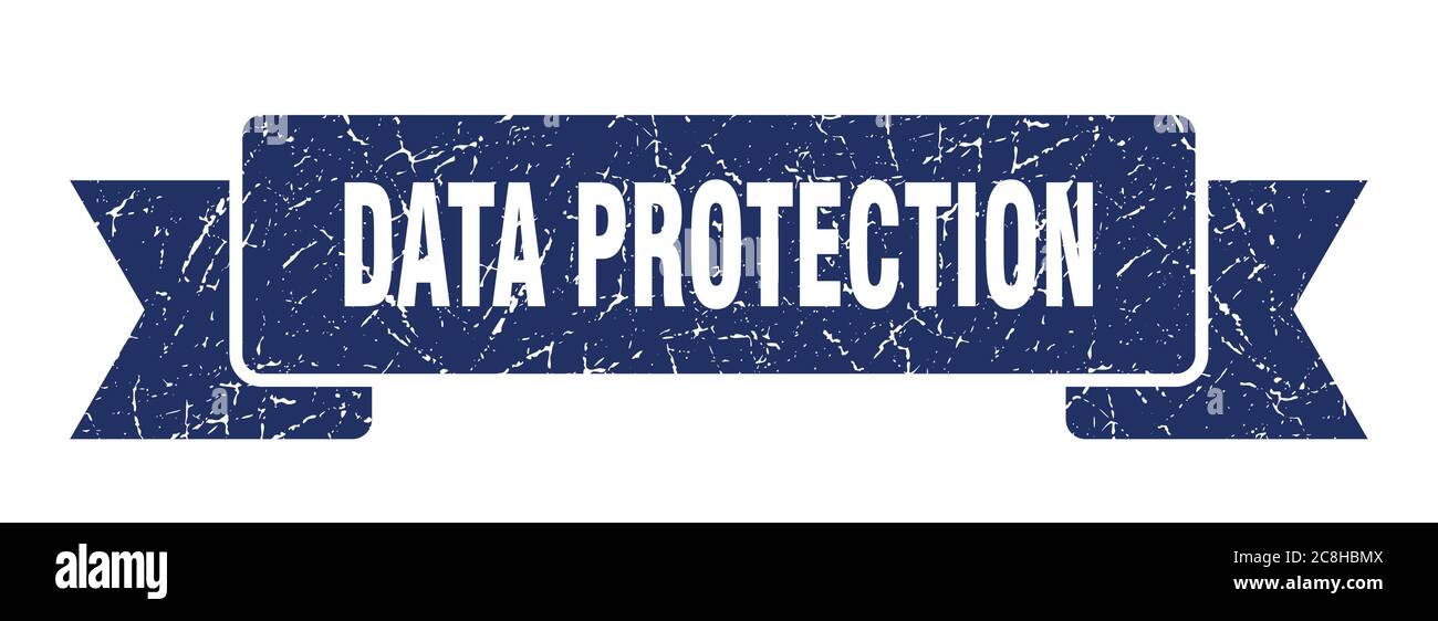 Data Call Ribbon Image data protection ribbon sign. data protection vintage retro band Stock ...