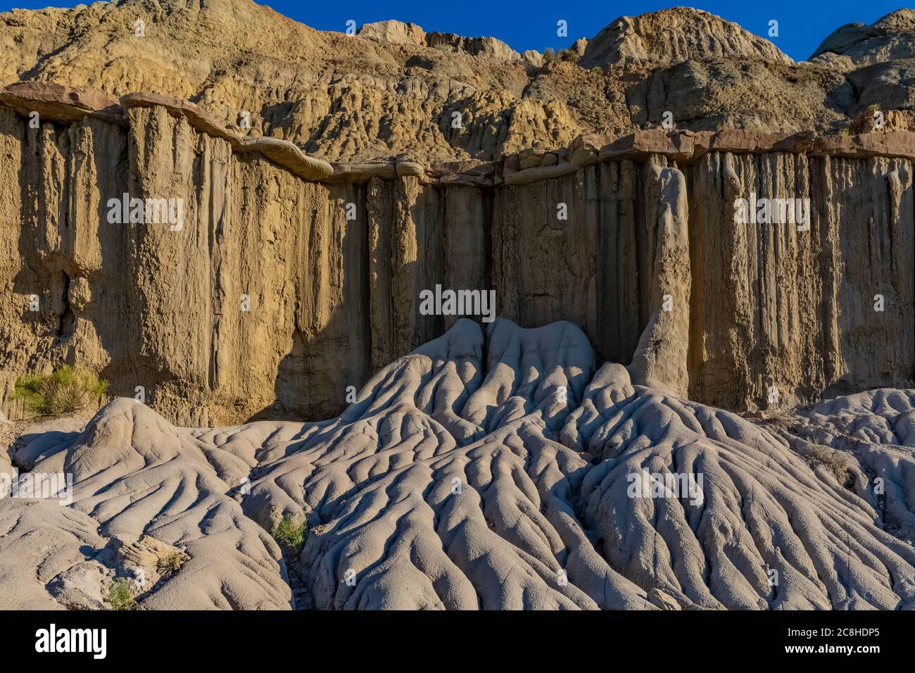 Rivulet Erosion formed these features at the Cannonball Mystery
