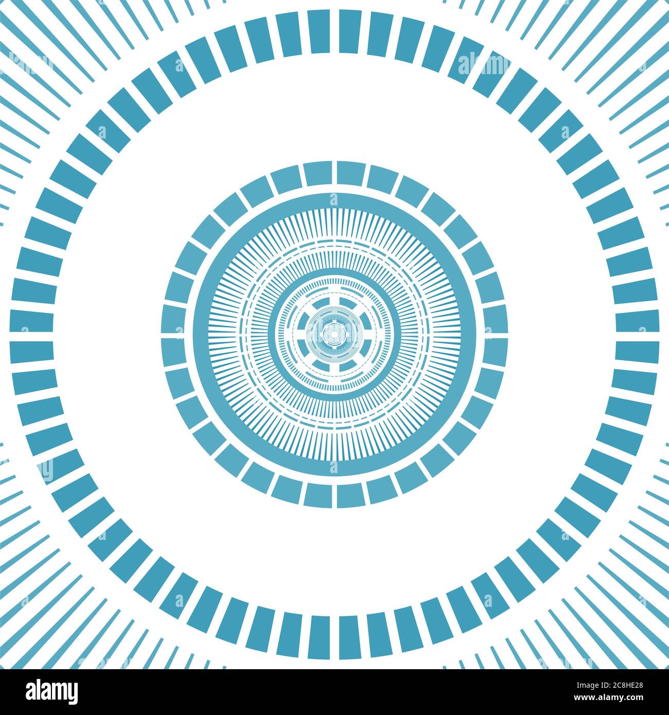 Imaginative circle background Stock Vector