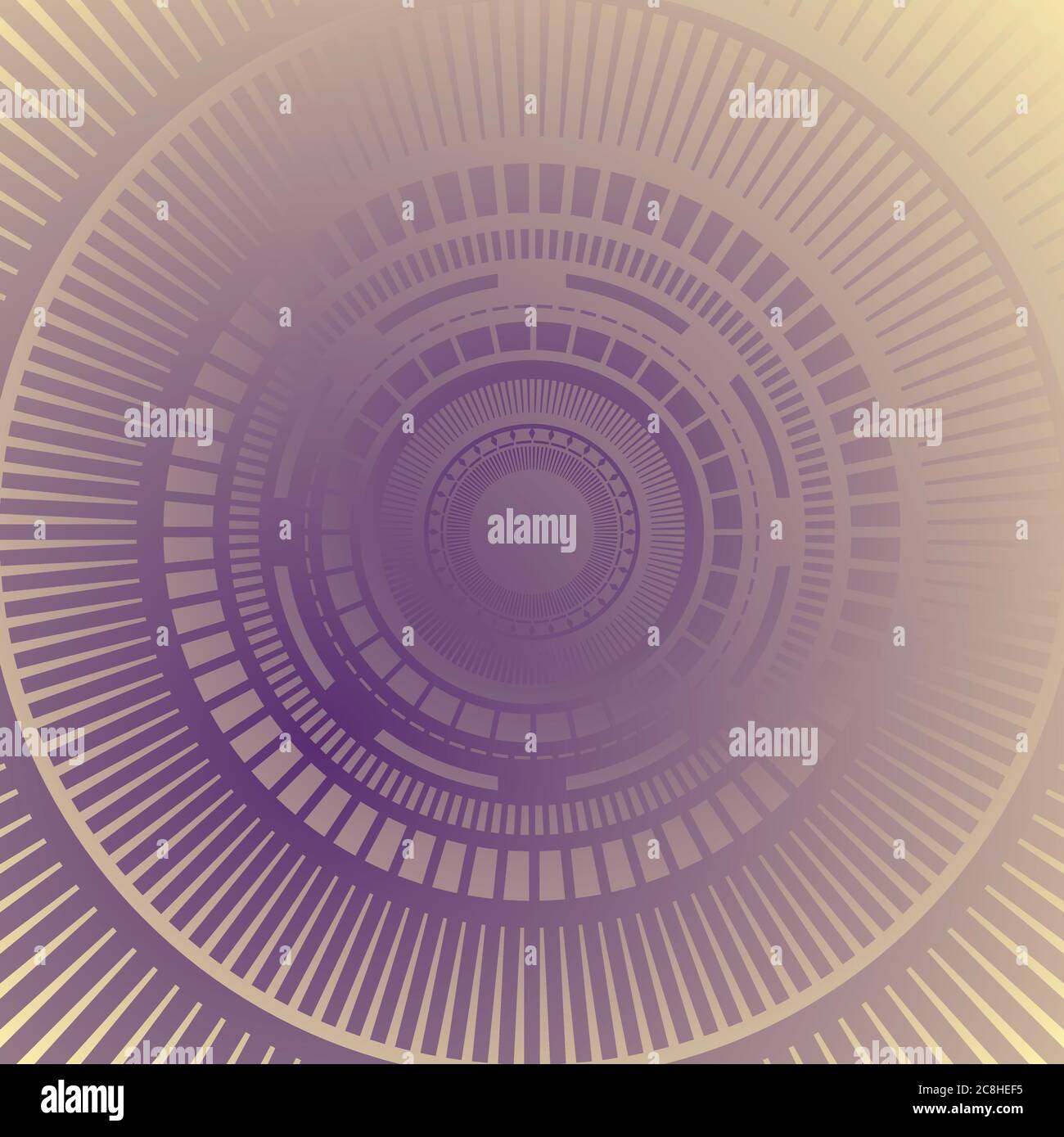 circle metal art background Stock Vector