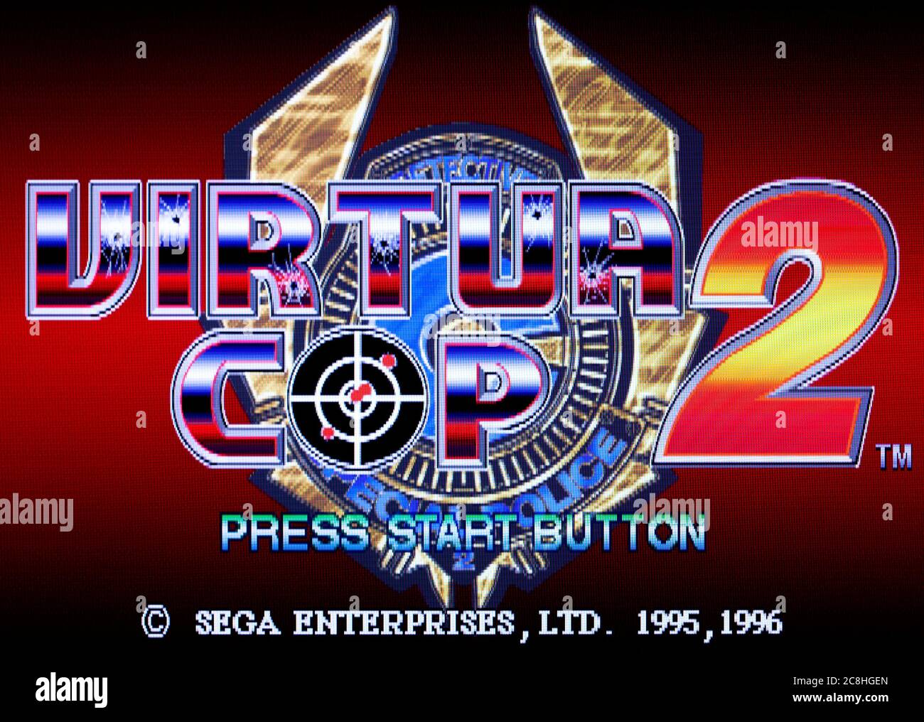 Jeu Sega Saturn Virtua Cop 2 - Bon état (disque Seul, Sans Boîtier Ni Notice)