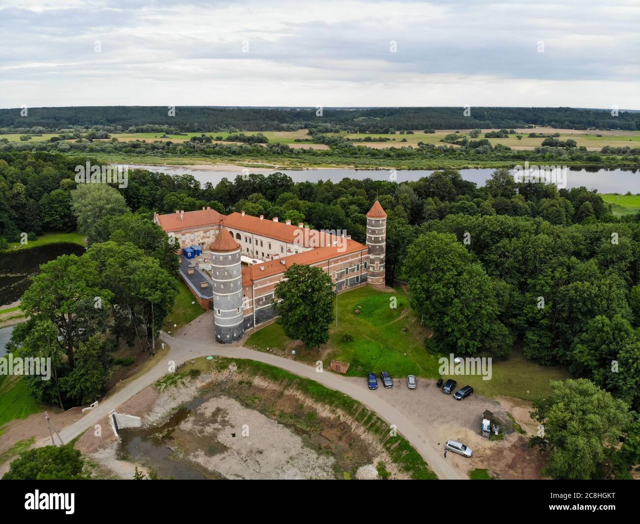 Historical Panemune Castle In Vytenai, Jurbarkas District, Lithuania ...