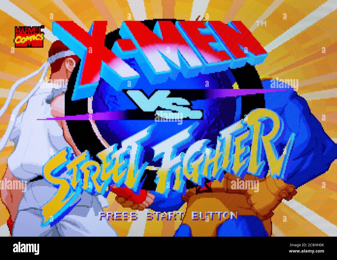 X-Men vs Street Fighter - Sega Saturn Videogame - Editorial