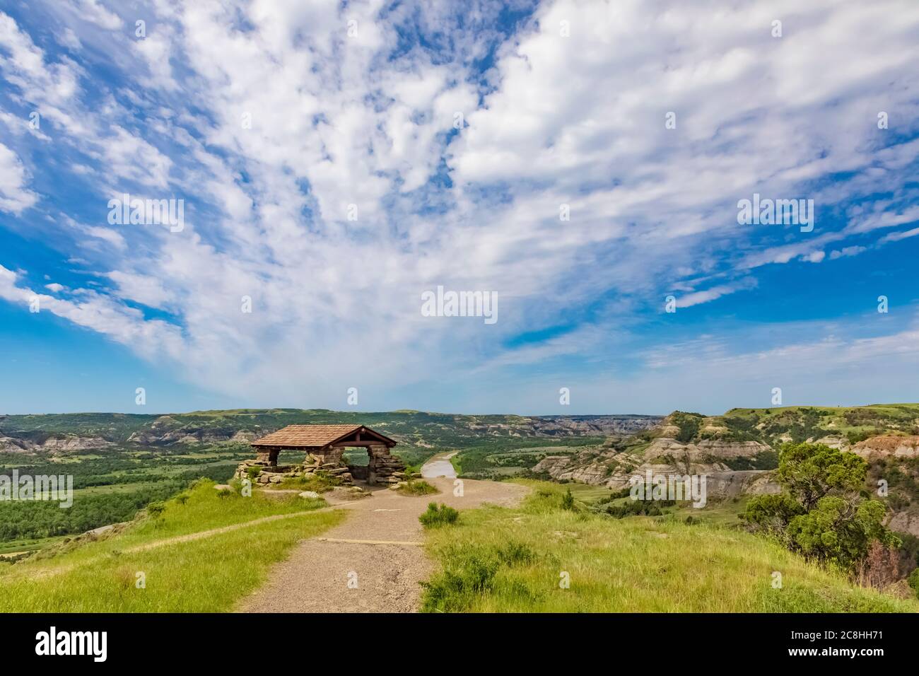 River Bend Overlook, built by the CCC in the 1930s, in Theodore