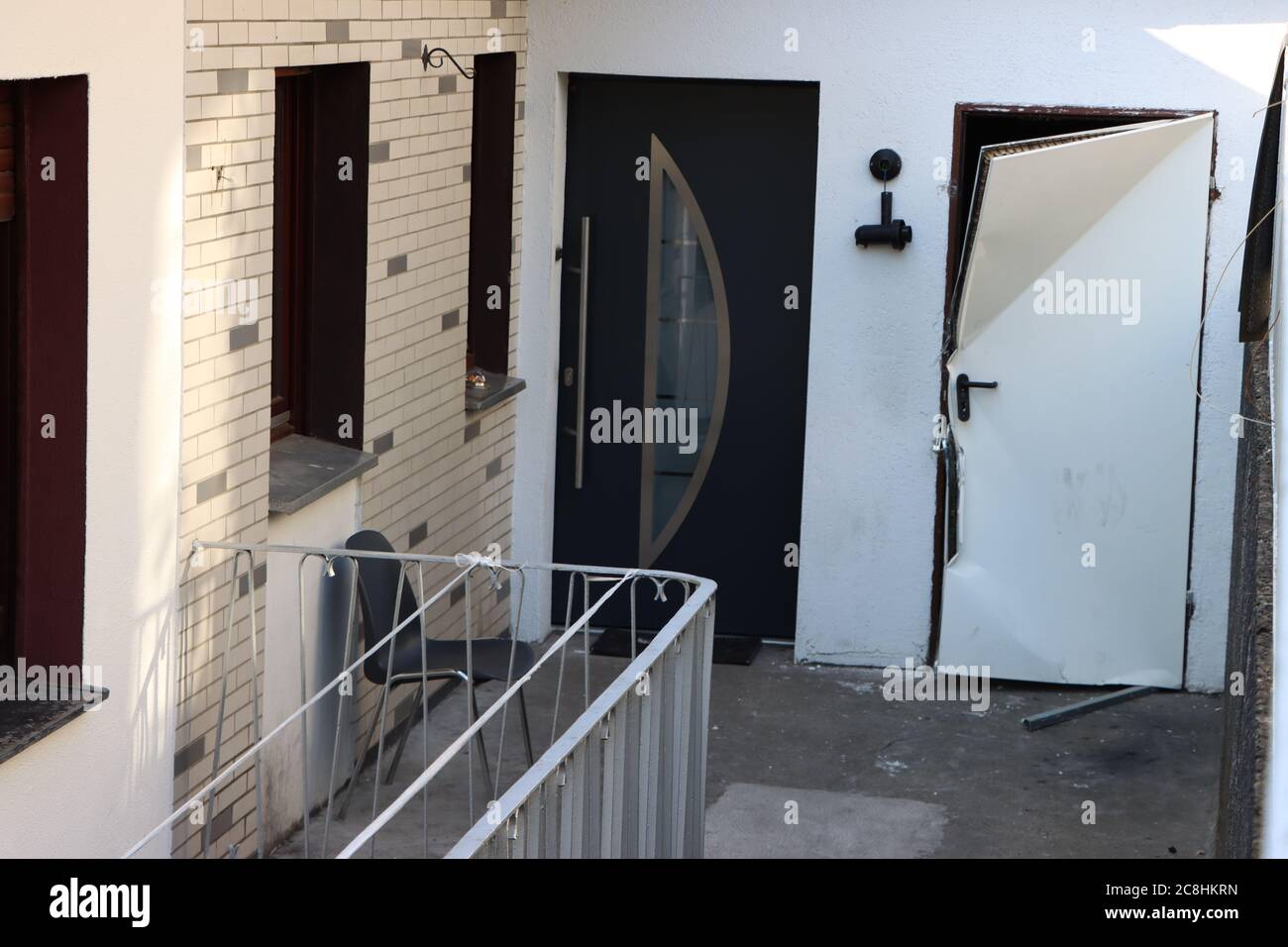 Schwerte, Germany. 23rd July, 2020. In Schwerte - village Ergste - there was an extortionate human robbery under Poland. You detained a compatriot in the apartment and tortured him. The judge issued an arrest warrant. (Photo by Lukas Pohland/Pacific Press) Credit: Pacific Press Agency/Alamy Live News Stock Photo