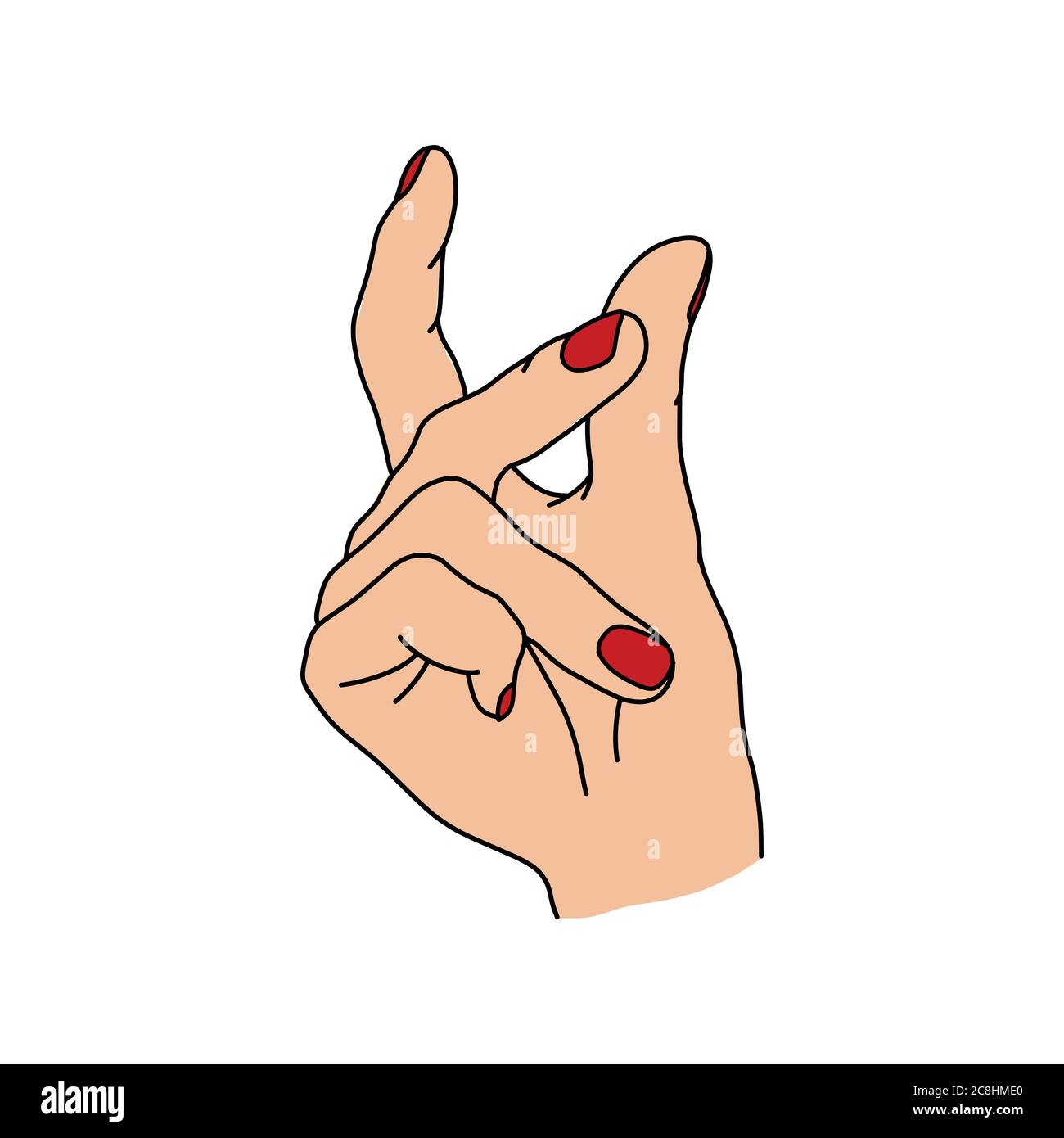 The finger snap Stock Vector Images - Alamy, image size:1300x1390