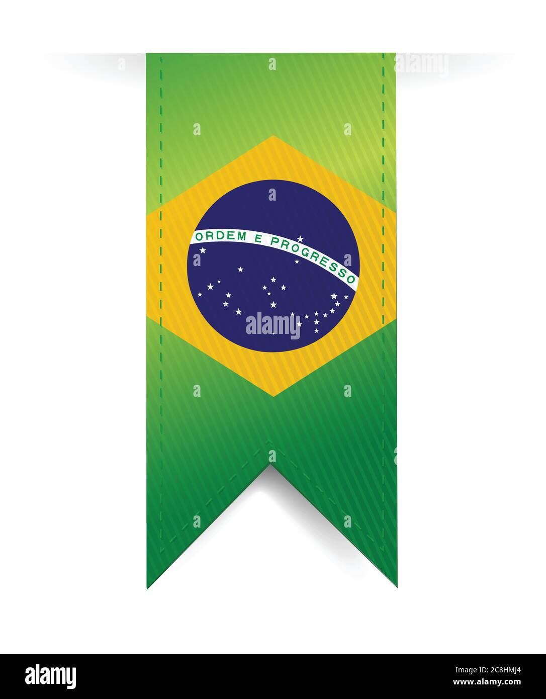 Brazilian flag illustration design over a white background Stock Vector Image & Art Alamy