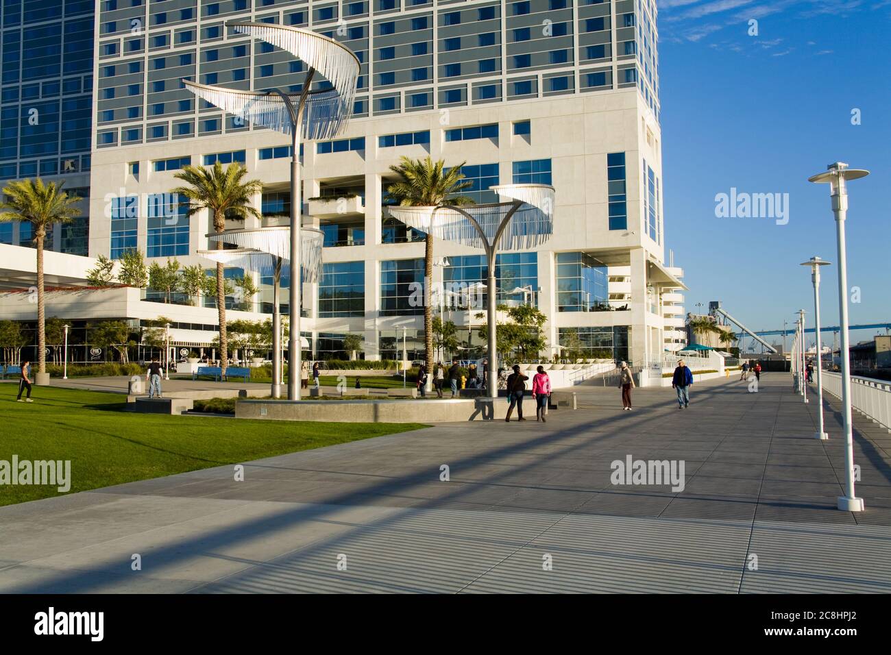 Public art outside the Hilton Hotel Bayfront, San Diego, California, United States Stock Photo