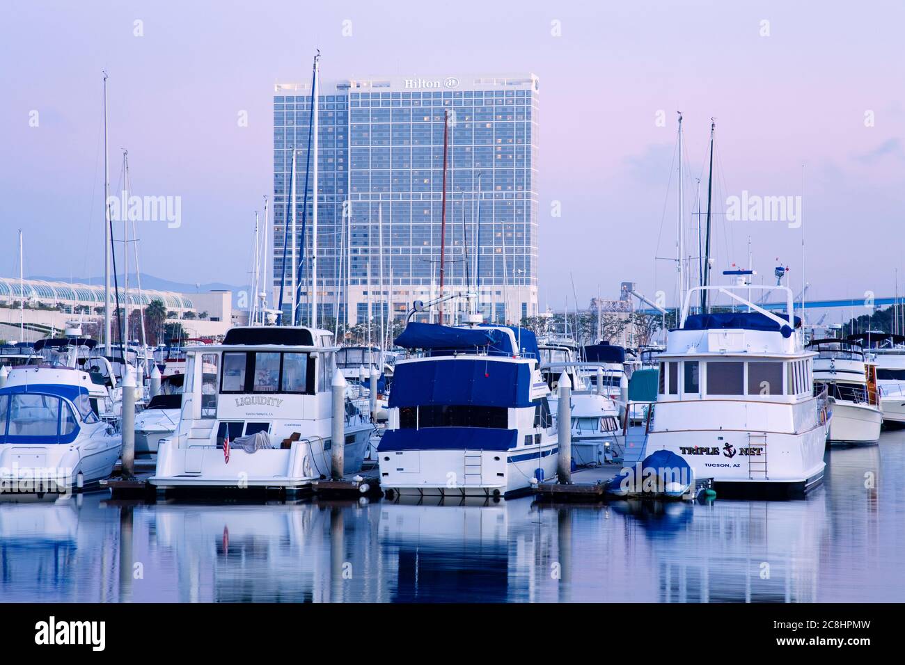Hilton Hotel Bayfront, San Diego, California, United States Stock Photo