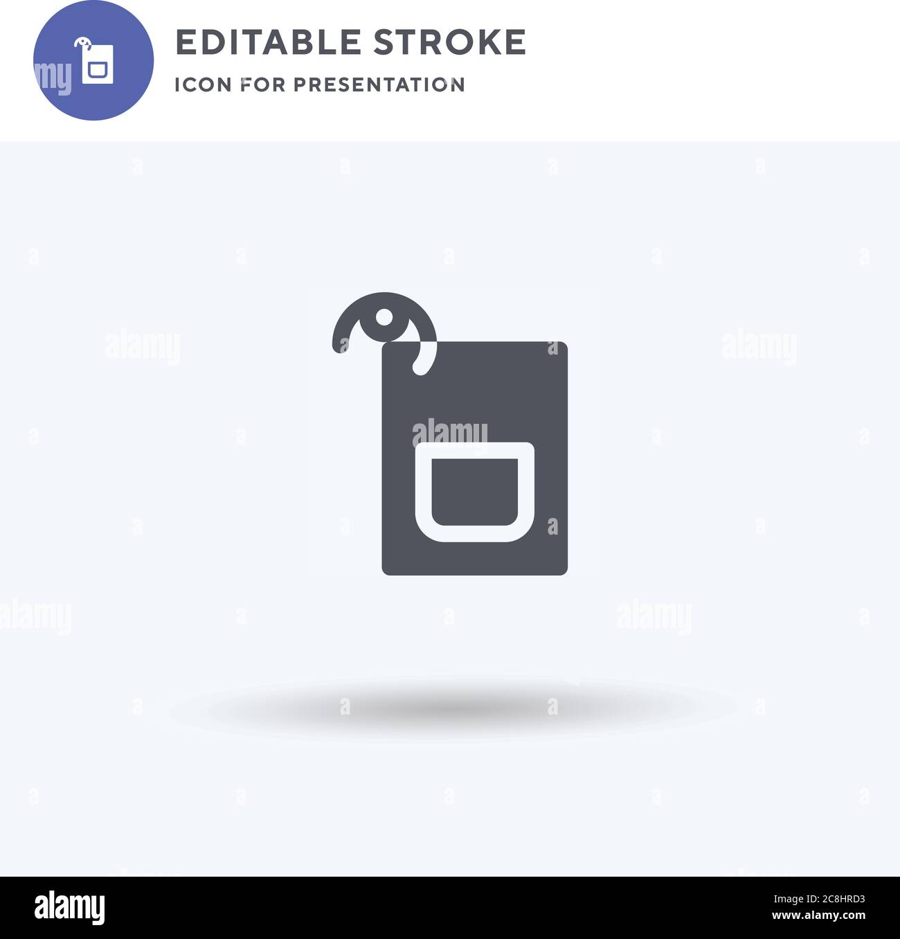 Sazerac icon vector, filled flat sign, solid pictogram isolated on white, logo illustration. Sazerac icon for presentation. Stock Vector