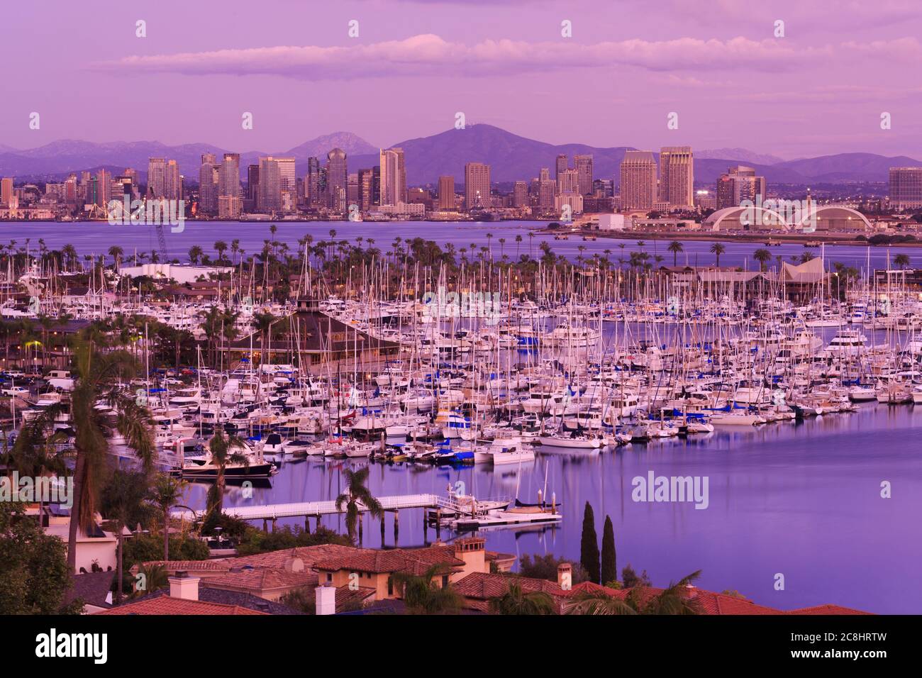 Skyline from Point Loma, San Diego, California, USA Stock Photo Alamy