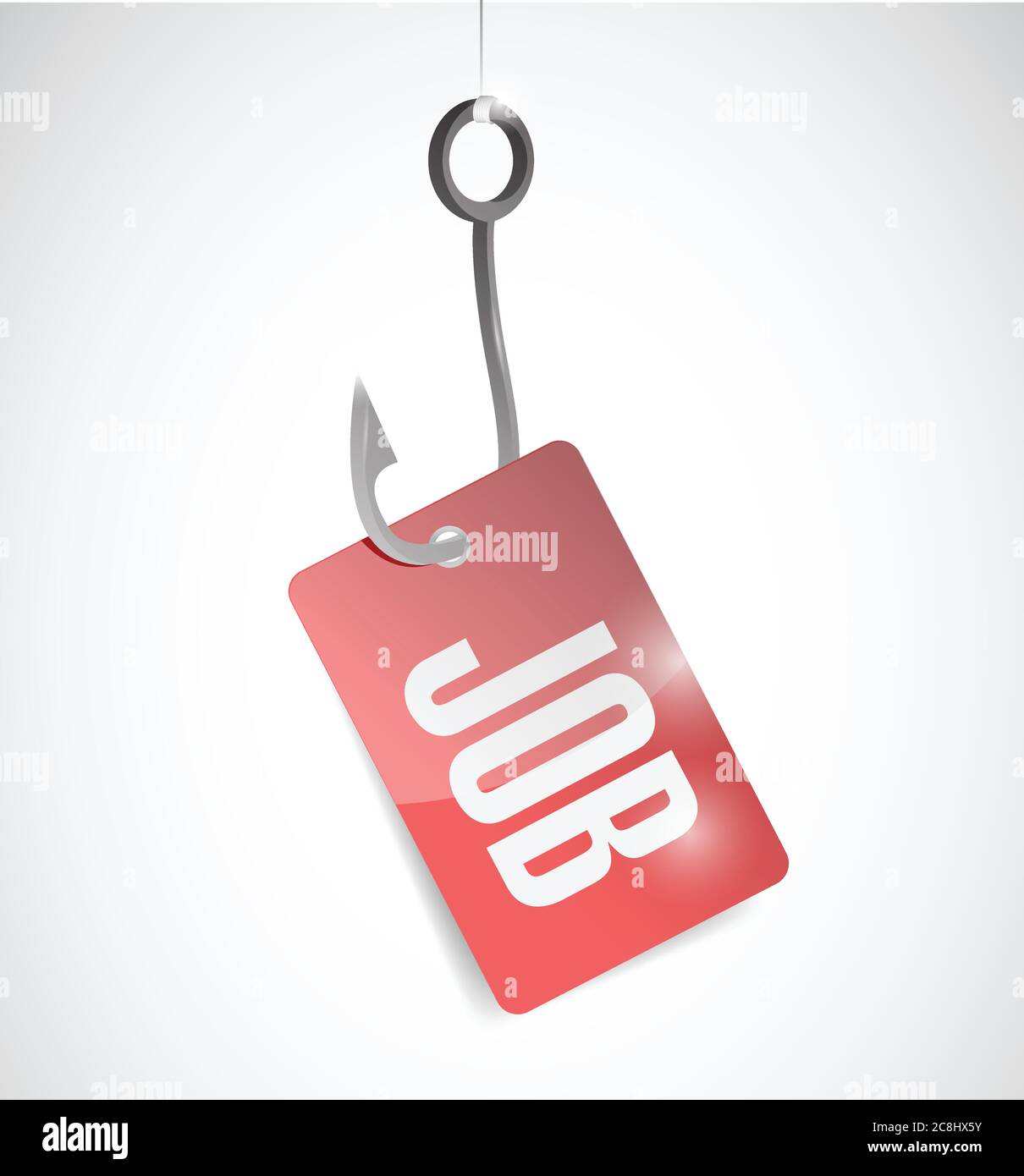 Fishing job concept illustration design over a white background Stock ...