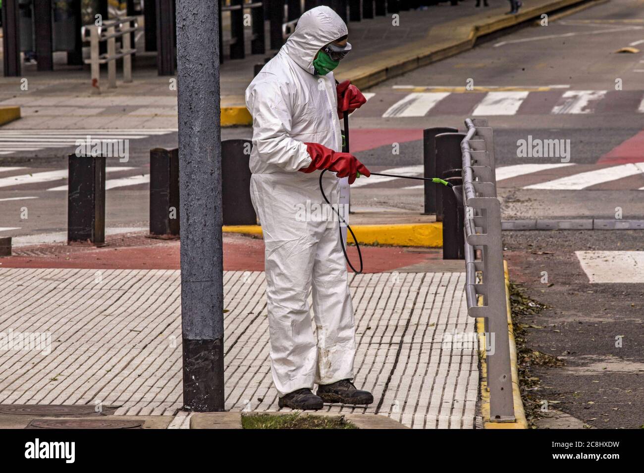 July 24, 2020, Buenos Aires, Federal Capital, Argentina: After the record of infections registered this week in Argentina, the Minister of Health of the Nation, Dr. Ginés GonzÃ¡lez GarcÃ-a, said he was concerned and pointed out those who did not abide by social isolation in the correct way and emphasized the responsibility of those who do not comply with the preventive measures ordered by the government. He attributed the great rise in contagion to social indiscipline, clandestine gatherings, recklessness and failure to comply with social distancing. Credit: ZUMA Press, Inc./Alamy Live News Stock Photo